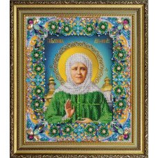 Набор вышивки бисером Картины Бисером Р-413 Икона Святая Матрона Московская