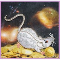Beadwork Set Pictures Beaded Р-416 The symbol of the year is the Rat