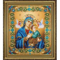 Beadwork Set Pictures Beaded Р-417 Icon of Mother of God of Continuous Help