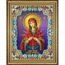 Набір вишивки бісером Картини Бісером Р-426 Ікона Божої Матері Пом'якшення злих сердець