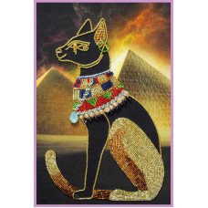 Набор вышивки бисером Картины Бисером Р-430 Египетская богиня Баст