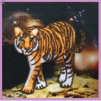 Beadwork Set Pictures Beaded Р-436 Symbol of the year Tiger