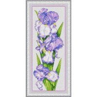 Cross Stitch Kits OLanTА VN-048 Mauve Irises