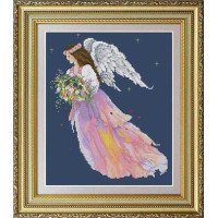 Набор для вышивки крестом OLanTА VN-059 Ангел цветов