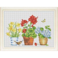 Cross Stitch Kits OLanTА VN-075 Flower trio