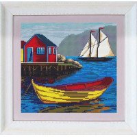 Cross Stitch Kits OLanTА VN-081 Small house by the sea