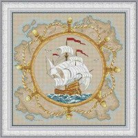 Набор для вышивки крестом OLanTА VN-097 Морская история