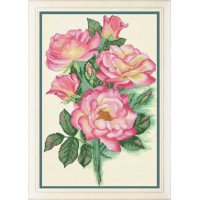 Набір для вишивання хрестиком OLanTА VN-103 Садові троянди