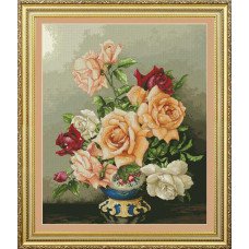 Набір для вишивання хрестиком OLanTА VN-116 Букет троянд