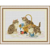 Cross Stitch Kits OLanTА VN-139 Funny kittens
