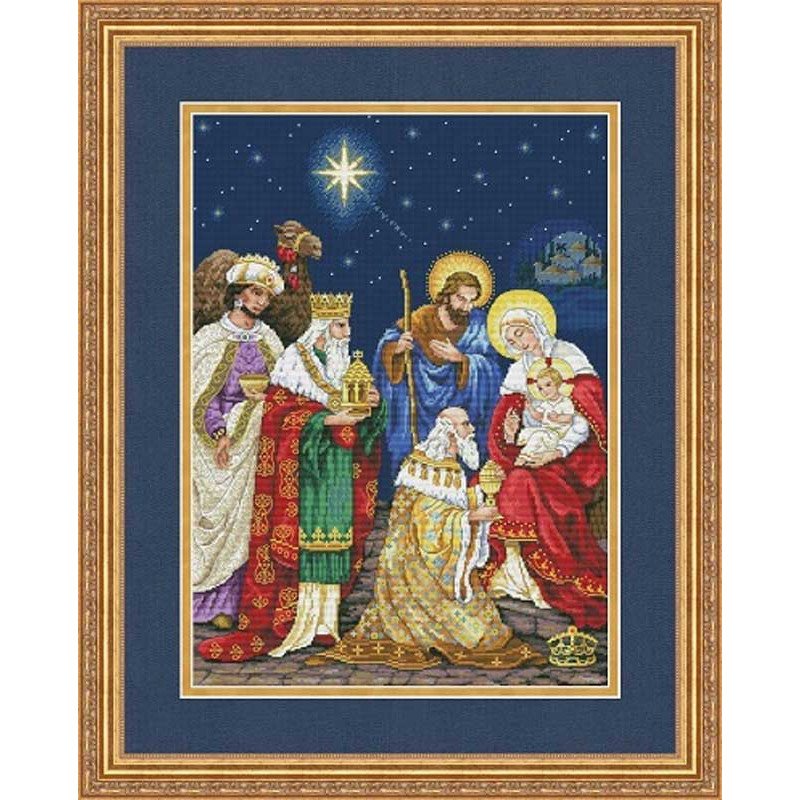 Набір для вишивання хрестиком OLanTА VN-191 Різдво Христове