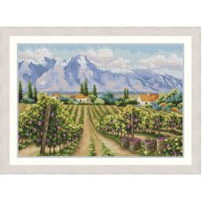 Набір для вишивання хрестиком OLanTА VN-196 Виноградні поля