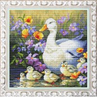 Cross Stitch Kits OLanTА VN-241 Duck Family