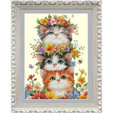 Cross Stitch Kits OLanTА VN-254 Funny friends