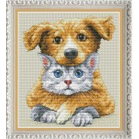 Набір для вишивання хрестиком OLanTА VN-273 Друзі