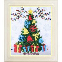 Набір для вишивання нитками в стилі Rococo OLanTА R-039 Щасливого Різдва!