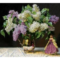 Beadwork Pattern Pictures Beaded S-181 The scent of lilacs