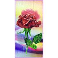 Схема для вишивки бісером Картини Бісером S-244 Червона троянда