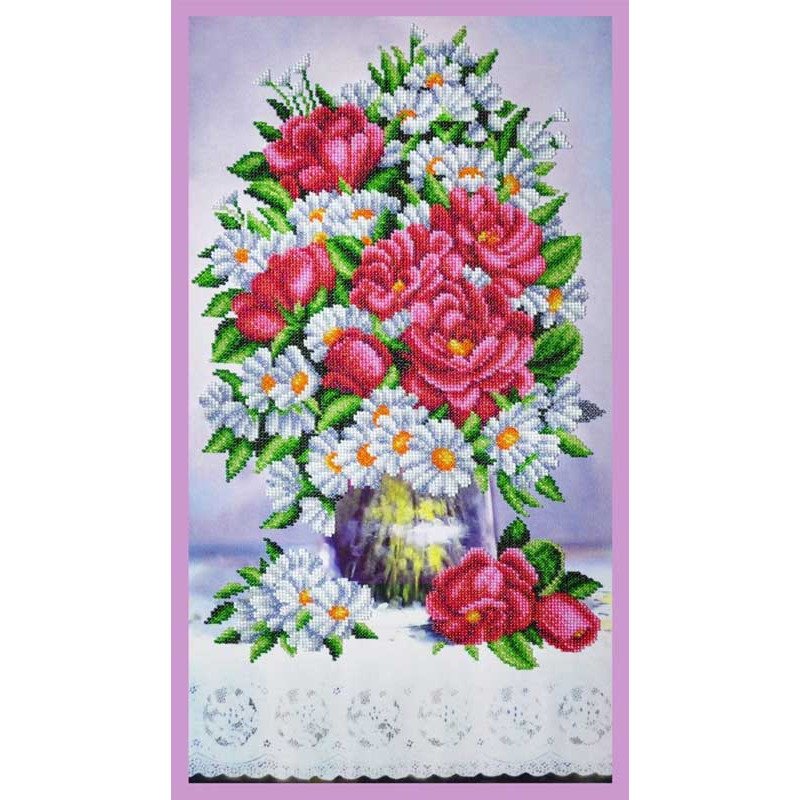 Beadwork Pattern Pictures Beaded S-250 Bouquet