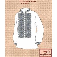 Blank for men's embroidered shirt Kvitucha Krayna SCH-088 The asterisk is clear