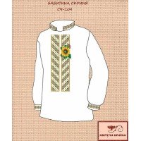 Blank for men's embroidered shirt Kvitucha Krayna SCH-109 Grandma's chest