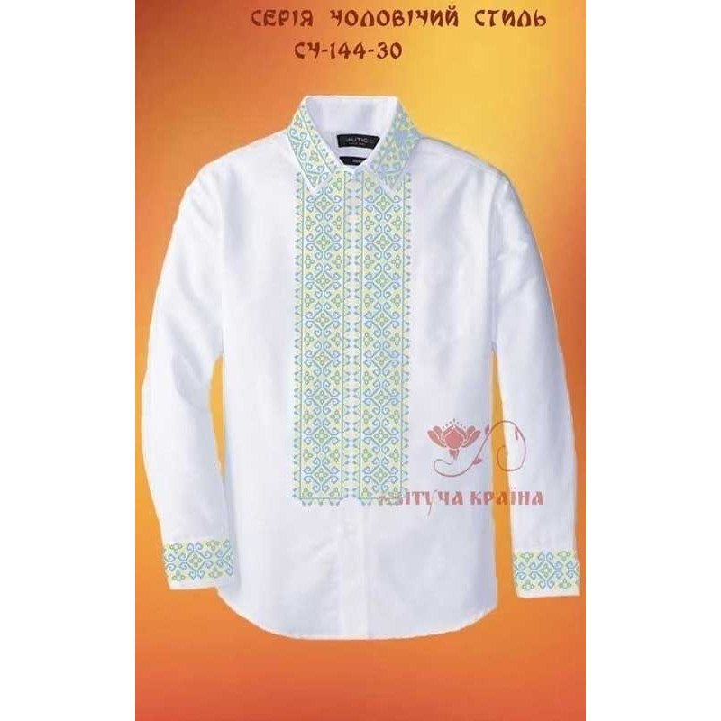 Blank for men's embroidered shirt Kvitucha Krayna SCH-144-30 Men's style series
