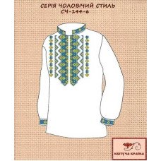 Blank for men's embroidered shirt Kvitucha Krayna SCH-144-6 Men's style series 6