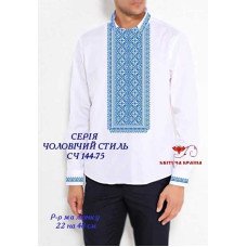Blank for men's embroidered shirt Kvitucha Krayna SCH-144-75 Men's style series 75