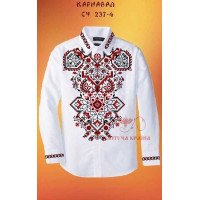 Blank for men's embroidered shirt Kvitucha Krayna SCH-237-4 Carnival
