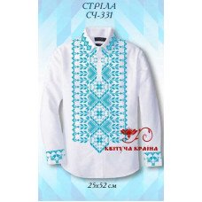 Blank for men's embroidered shirt Kvitucha Krayna SCH-331 Arrow
