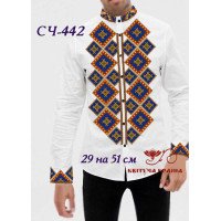 Blank for men's embroidered shirt Kvitucha Krayna SCH-442 _