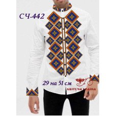 Blank for men's embroidered shirt Kvitucha Krayna SCH-442 _