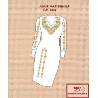 Blank embroidered dress Kvitucha Krayna PZH-005 Lily sorceress