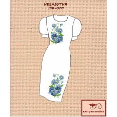 Blank embroidered dress Kvitucha Krayna PZH-007 Unforgettable