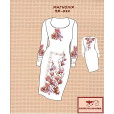 Заготовка плаття вишиванки Квітуча Країна ПЖ-028 Магнолія