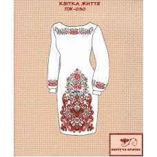 Blank embroidered dress Kvitucha Krayna PZH-030 Flower of Life