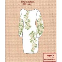 Blank embroidered dress Kvitucha Krayna PZH-124 Snow white