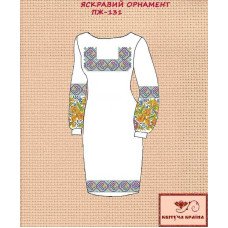 Blank embroidered dress Kvitucha Krayna PZH-131 Decorated spring