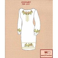 Blank embroidered dress Kvitucha Krayna PZH-147 Dry mushrooms