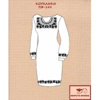 Blank embroidered dress Kvitucha Krayna PZH-149 Koraliki