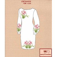 Blank embroidered dress Kvitucha Krayna PZH-153 dawn
