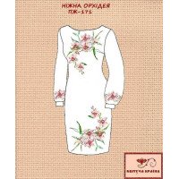 Заготовка платья вышиванка Квітуча Країна ПЖ-171 Нежная орхидея