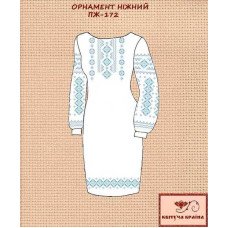 Заготовка платья вышиванка Квітуча Країна ПЖ-172 Орнамент нежный