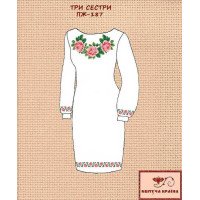 Blank embroidered dress Kvitucha Krayna PZH-187 Three sisters