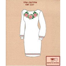 Заготовка платья вышиванка Квітуча Країна ПЖ-187 Три сестры
