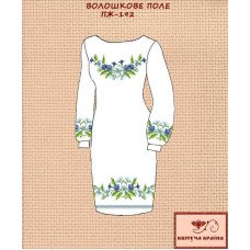 Blank embroidered dress Kvitucha Krayna PZH-192 Cornflower field