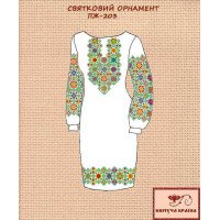 Blank embroidered dress Kvitucha Krayna PZH-203 Festive ornament