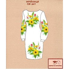 Заготовка платья вышиванка Квітуча Країна ПЖ-207 Мечтательница