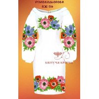 Blank embroidered dress Kvitucha Krayna PZH-216 Multicolored