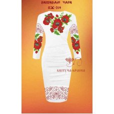 Blank embroidered dress Kvitucha Krayna PZH-219 Embroidered enchantment